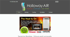 Desktop Screenshot of hollowayair.com.au